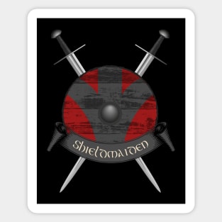 Swords and Vikings Shield - Shieldmaiden Sticker